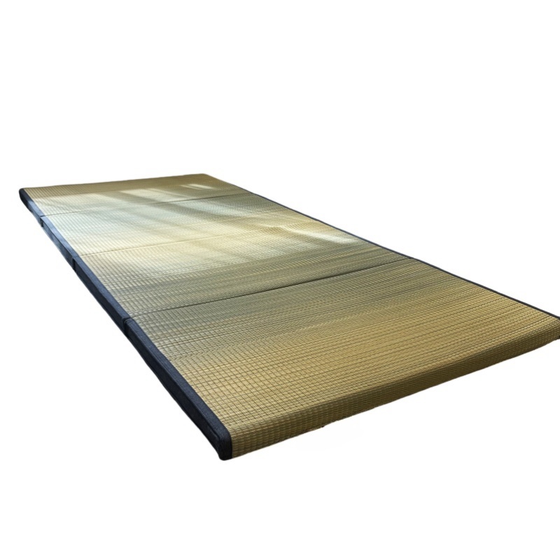 Foldable Tatami Mat Japanese Futon Mattress Traditional Japan Bed Rush Grass Folds Easily for Meditation Space Yoga Zen Room