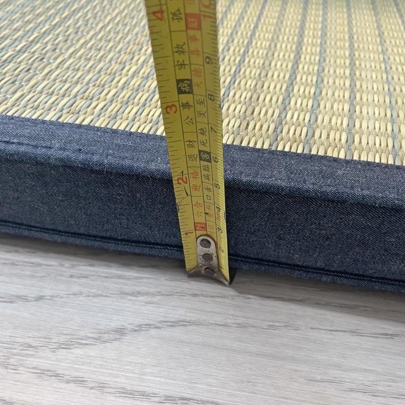 Foldable Tatami Mat Japanese Futon Mattress Traditional Japan Bed Rush Grass Folds Easily for Meditation Space Yoga Zen Room
