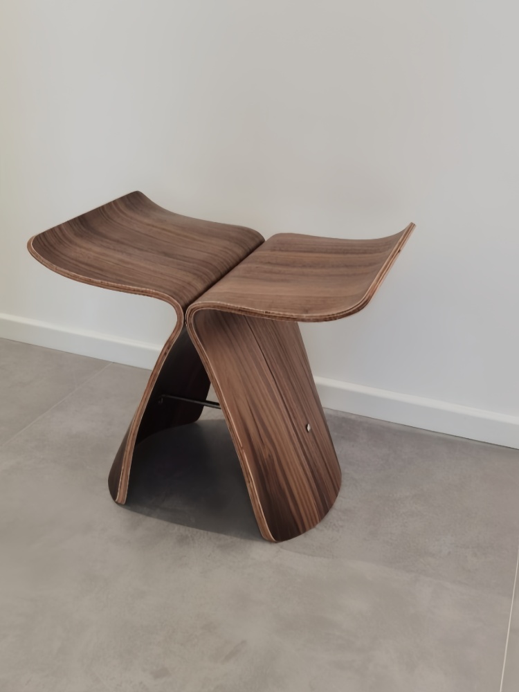Butterfly Stool  Plywood Stool Chair For Living Room, Bedroom Wooden Stool Display