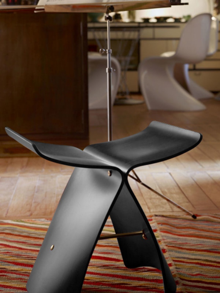 Butterfly Stool  Plywood Stool Chair For Living Room, Bedroom Wooden Stool Display