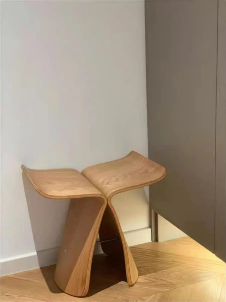 Butterfly Stool  Plywood Stool Chair For Living Room, Bedroom Wooden Stool Display