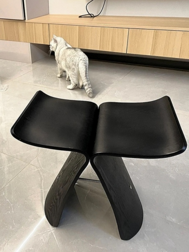 Butterfly Stool  Plywood Stool Chair For Living Room, Bedroom Wooden Stool Display