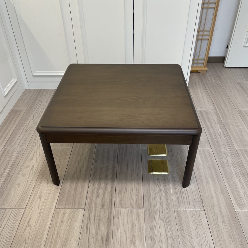 Square Kotatsu Table 75cm Brown Color Japanese Style Tea Table