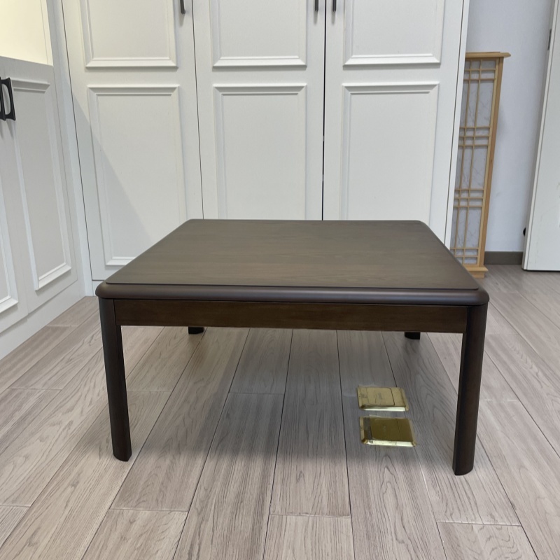 Square Kotatsu Table 75cm Brown Color Japanese Style Tea Table