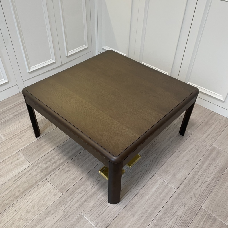 Square Kotatsu Table 75cm Brown Color Japanese Style Tea Table
