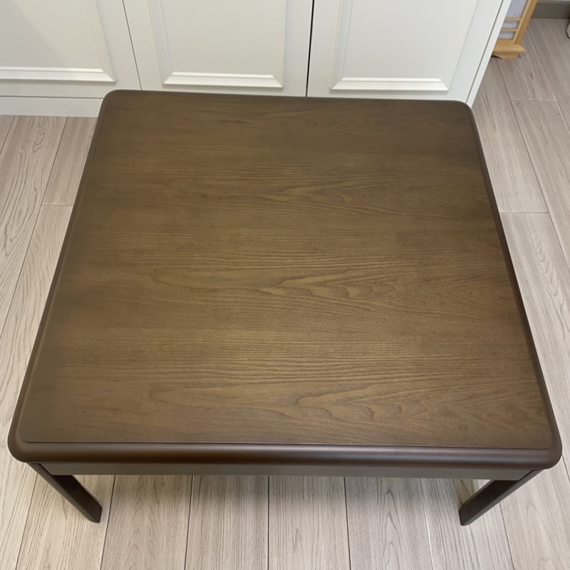 Square Kotatsu Table 75cm Brown Color Japanese Style Tea Table