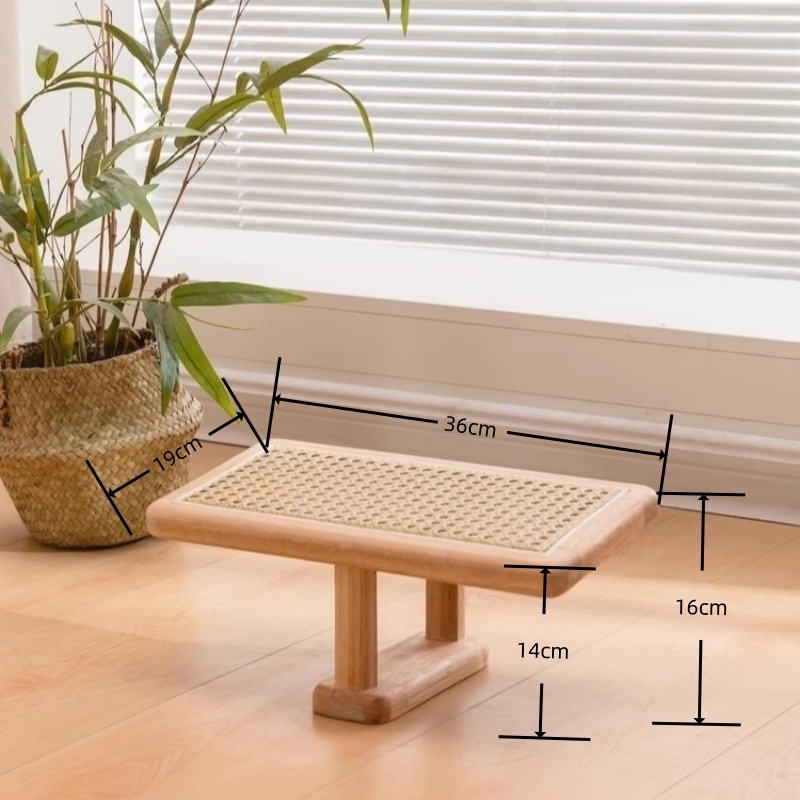 Ergonomic Wooden Meditation Bench Dali Stool