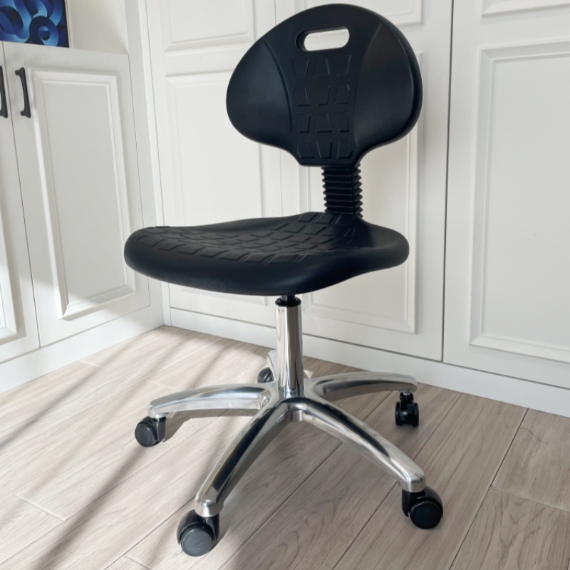 Polyurethane Chrome Factory Chair