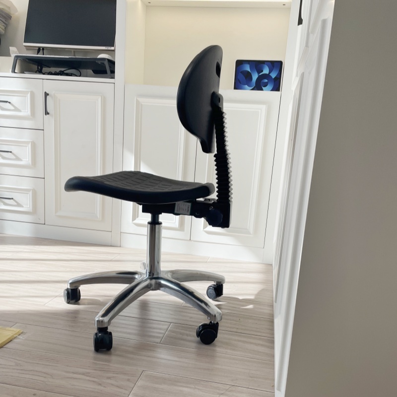 Polyurethane Chrome Factory Chair