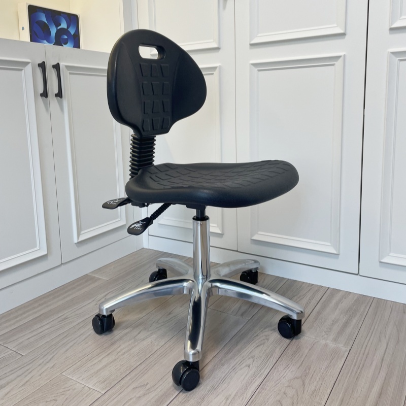 Polyurethane Chrome Factory Chair