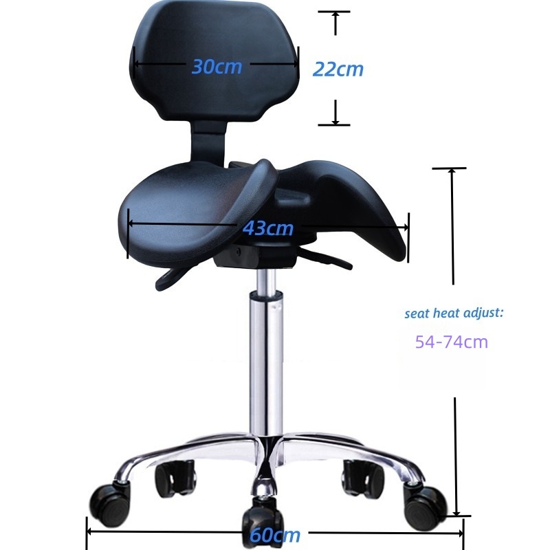 Saddle Stool Dental Chair – Ergonomic Dentist Stool