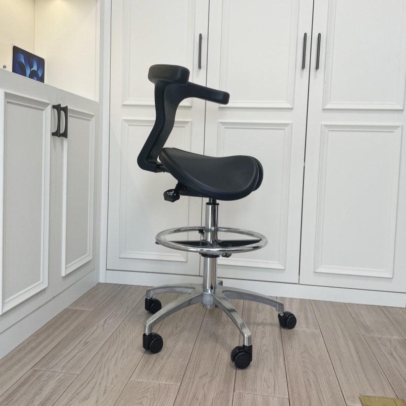 Saddle Stool Ergonomic – Dentist & Office Chair with Footring