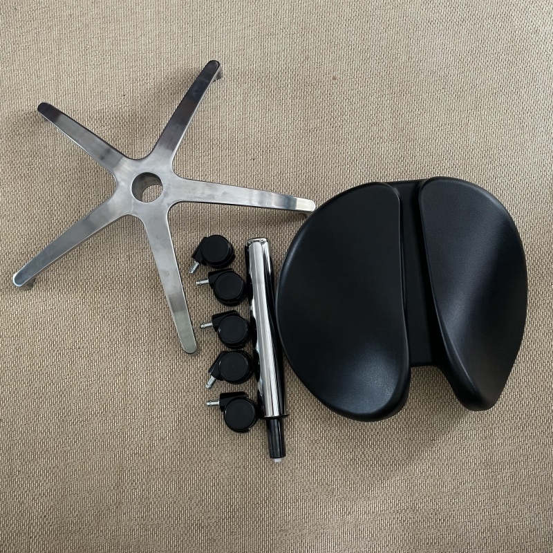 Ergonomic Backless Rolling Saddle Stool