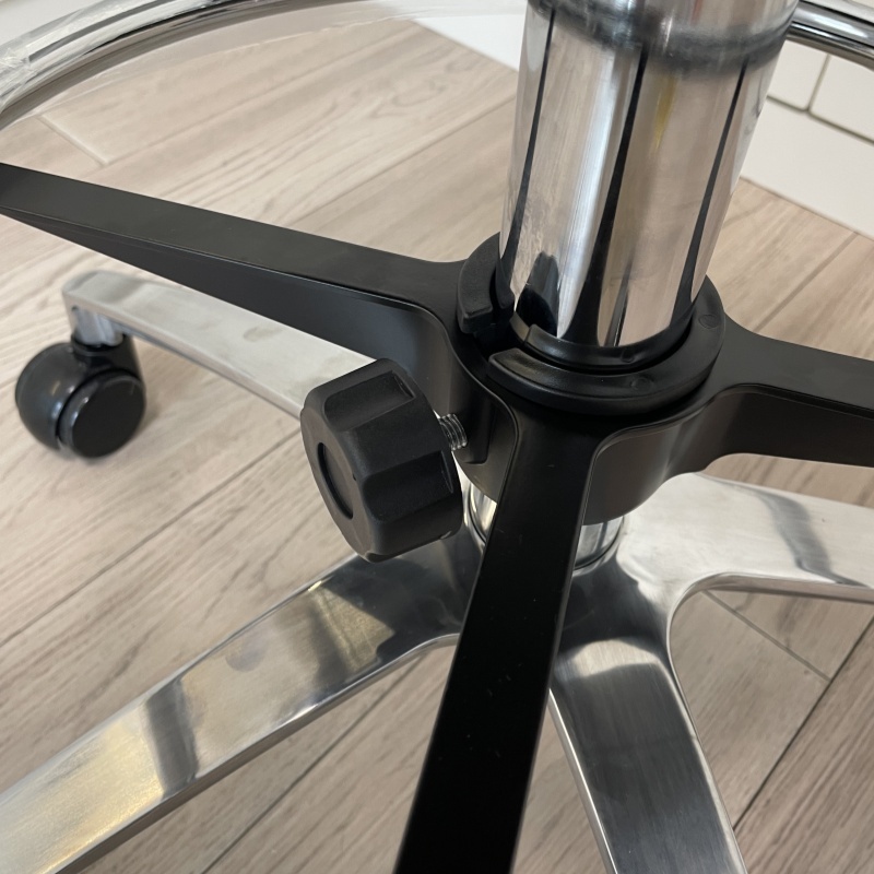 Ergonomic Backless Rolling Saddle Stool With Foot Ring