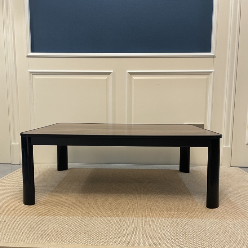 Black Kotatsu Table – Japanese Style Heated Coffee Table with Removable Table TOP