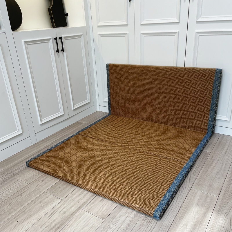 Rattan Carpet Foldable Japanese Tatami Mat Filled in Coconut Fiber