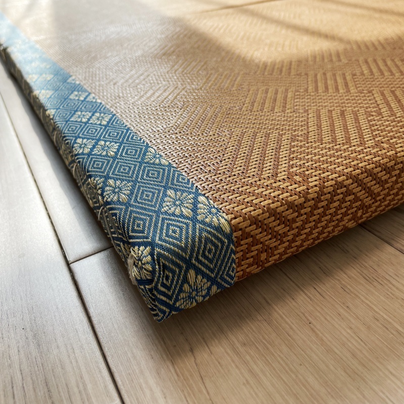 Rattan Carpet Foldable Japanese Tatami Mat Filled in Coconut Fiber