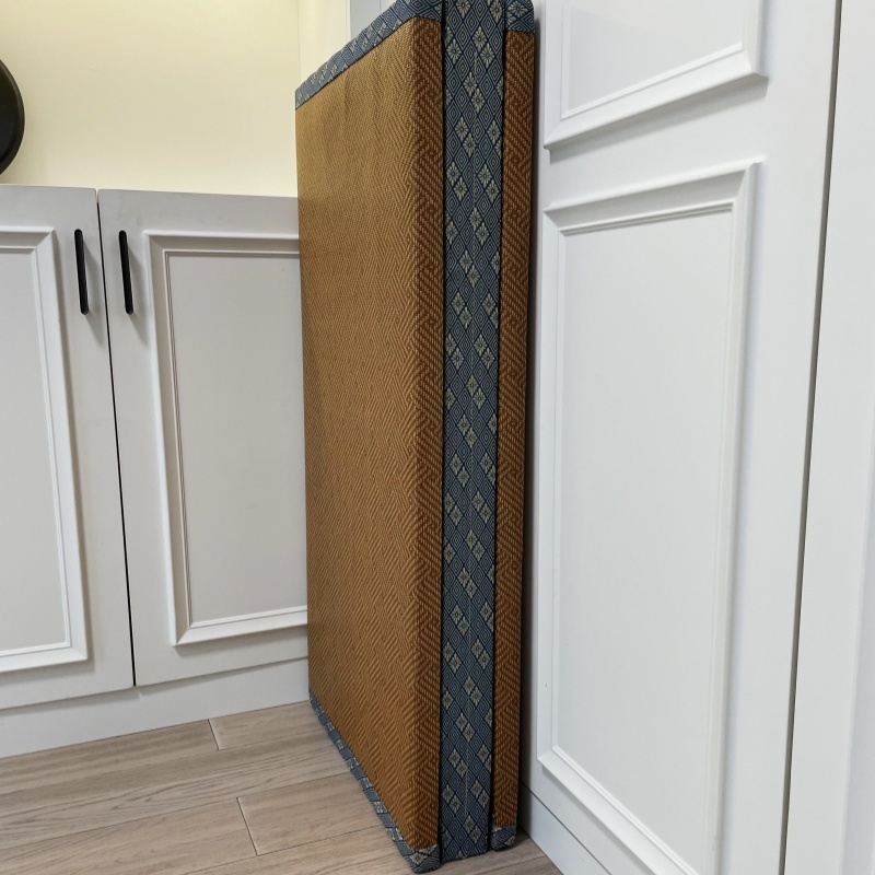 Rattan Carpet Foldable Japanese Tatami Mat Filled in Coconut Fiber