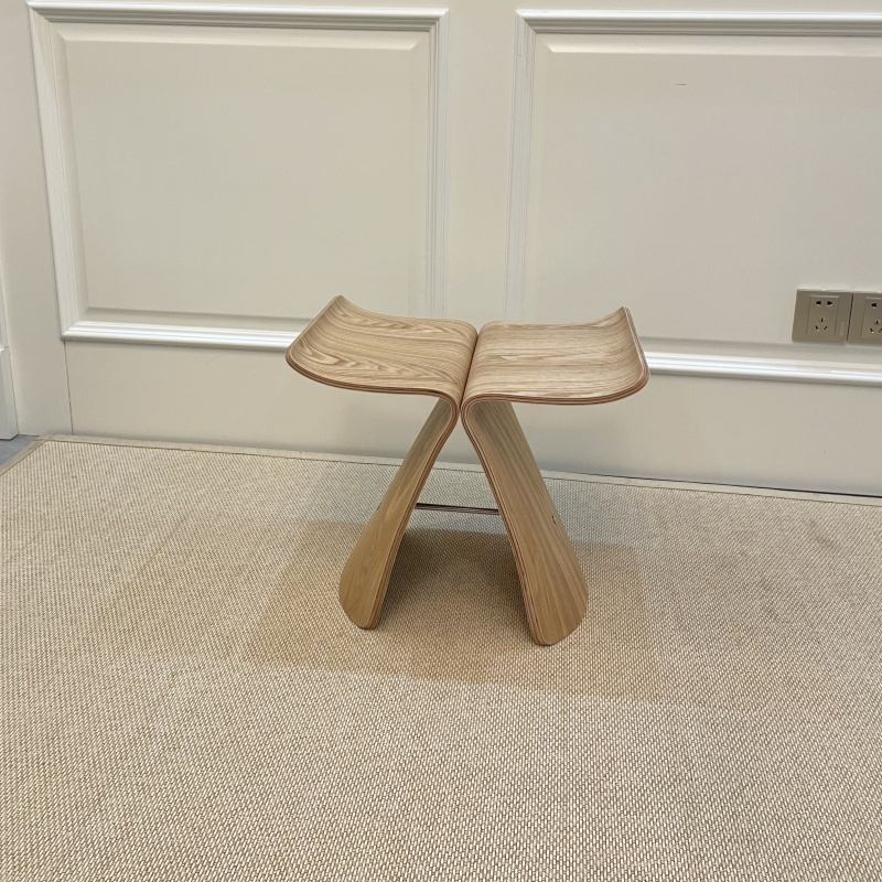 Butterfly Stool  Plywood Stool Chair -Natural Finish