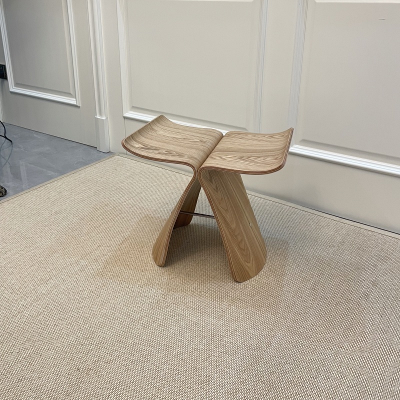 Butterfly Stool  Plywood Stool Chair -Natural Finish