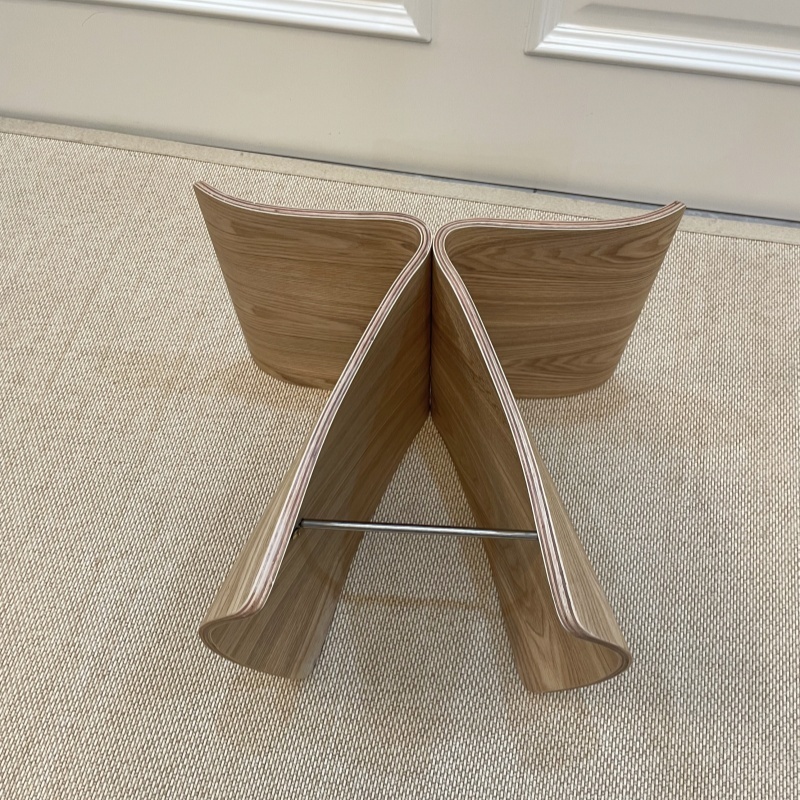 Butterfly Stool  Plywood Stool Chair -Natural Finish