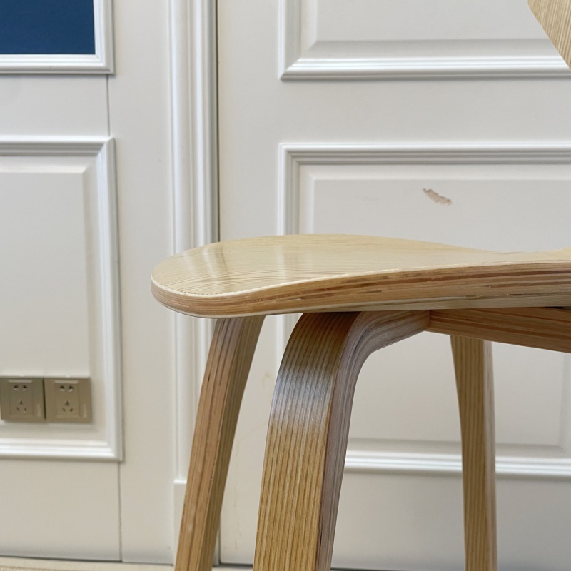 Wood Base Counter Stools for Kitchen Island & Bar, Natural Finish