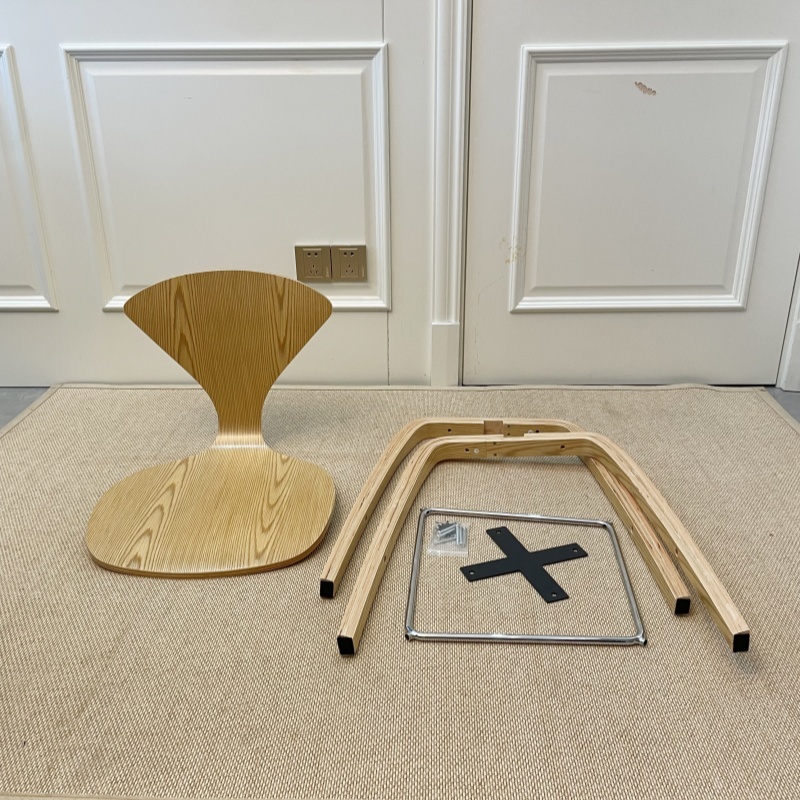 Wood Base Counter Stools for Kitchen Island & Bar, Natural Finish