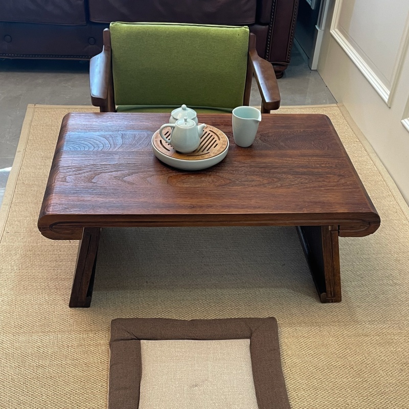 Antique Gongfu Tea Table - Elegant & Handcrafted Design 80x50x30cm
