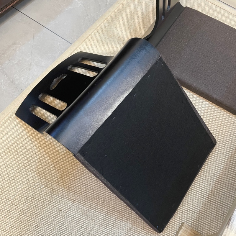 4pcs/lot Japanese Style Zaisu Chair - Black Finish