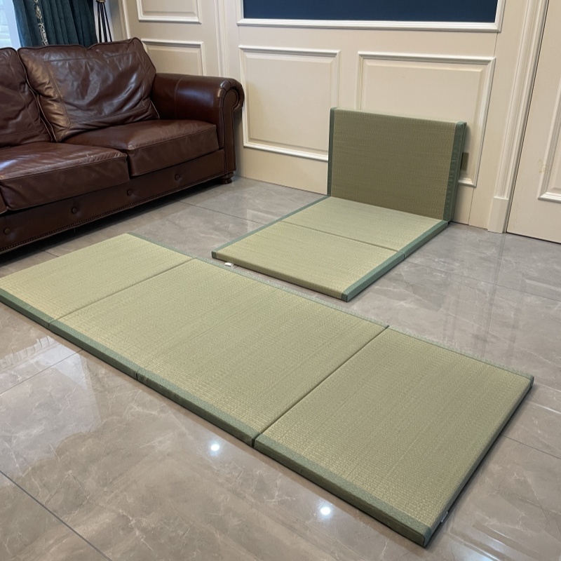 Japanese Traditional Tatami Mat Futon Mattress-Natural Rush Grass Tatami Mat
