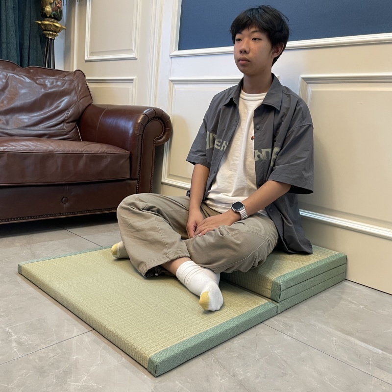 Japanese Traditional Tatami Mat Futon Mattress-Natural Rush Grass Tatami Mat