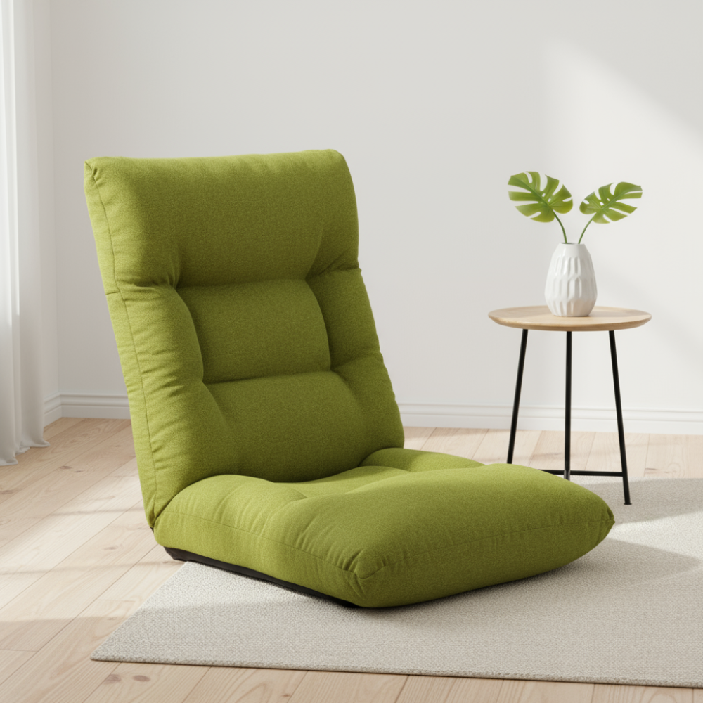 Adjustable Floor Chair – 14 Positions, Foldable & Portable for Comfort