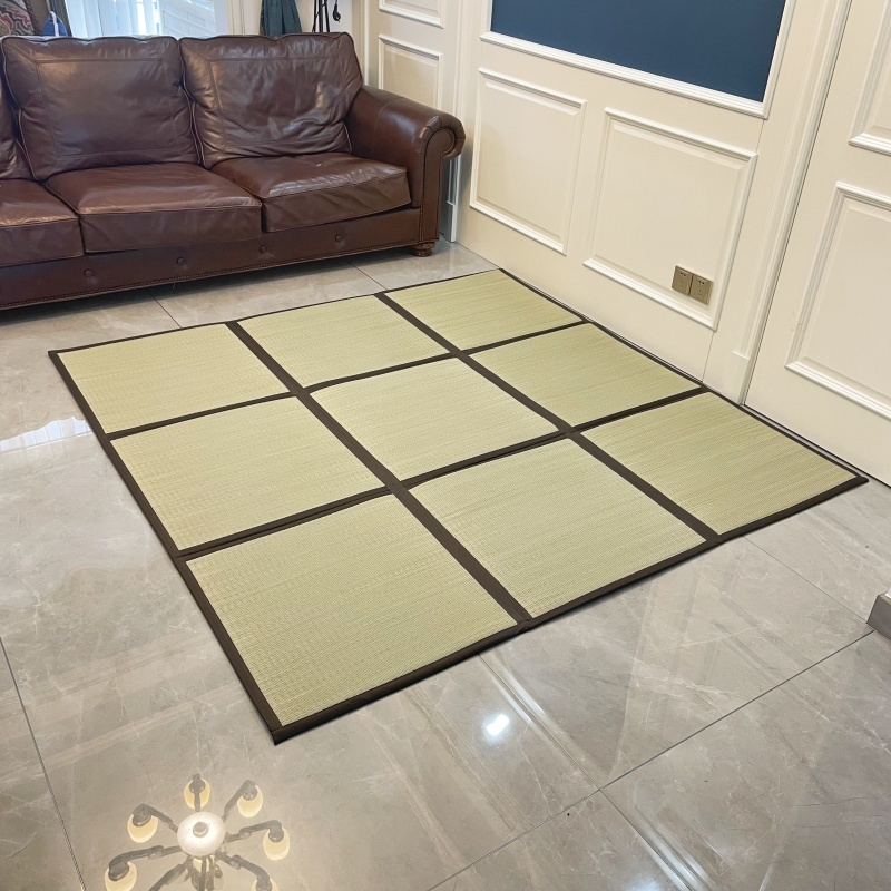 Foldable Grass Rug – Natural-Looking Floor Mat for Indoor & Outdoor Use
