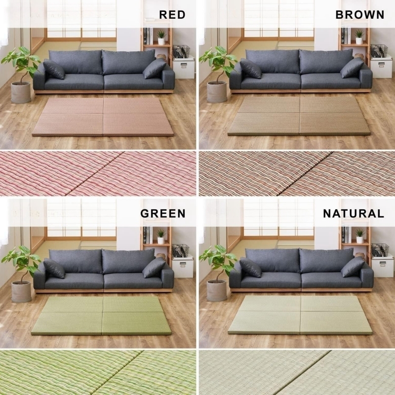 DIY Rush Grass Mat Flooring for a Japanese-Inspired Space
