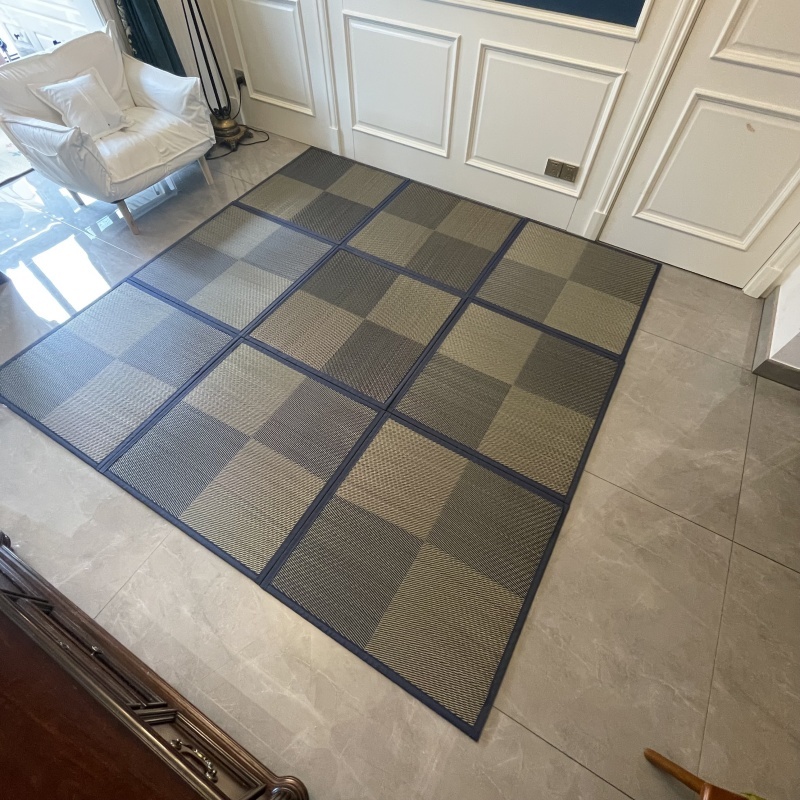 Unit Rush Grass Mats for a Zen & Modern Japanese Interior