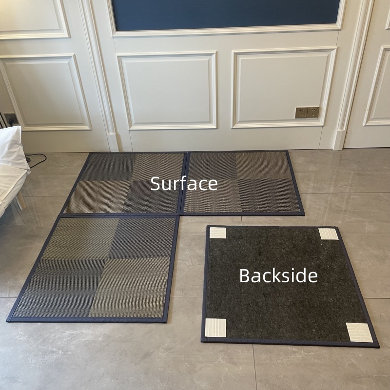 Unit Rush Grass Mats for a Zen & Modern Japanese Interior