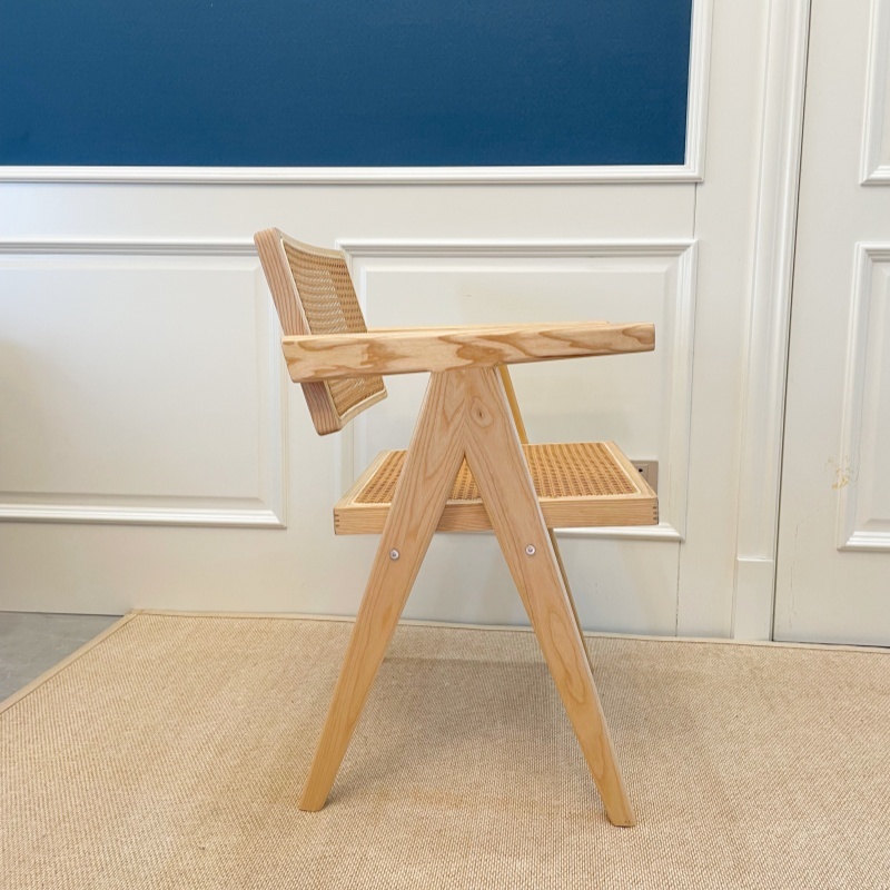 Scandinavian Mid-Century Chandigarh Dining Chair & Armchair