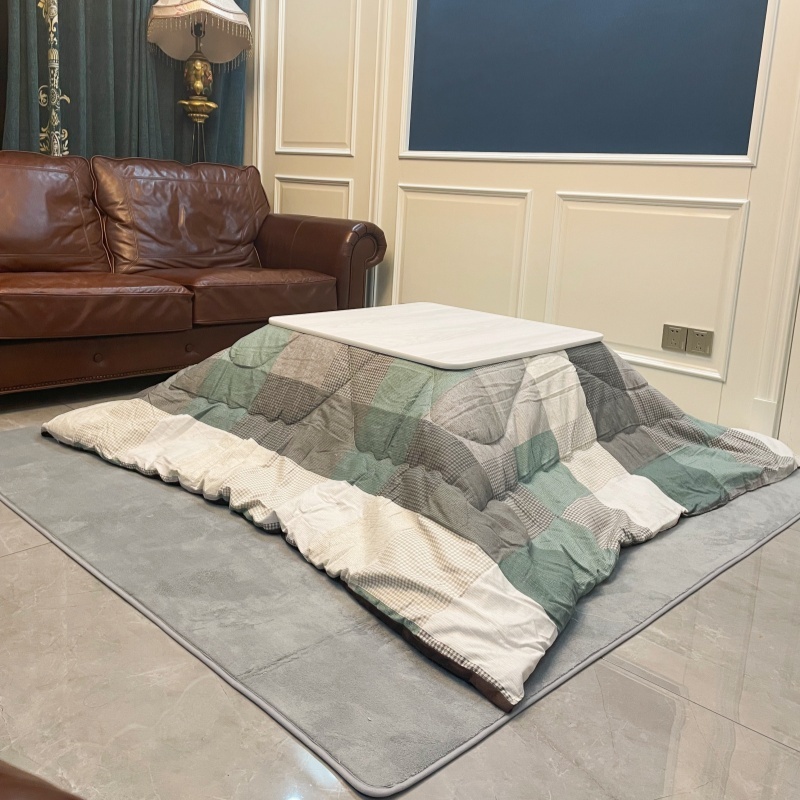 2pcs/set Thick Cotton Kotatsu Futon - Mattress & Quilt Comforter Set