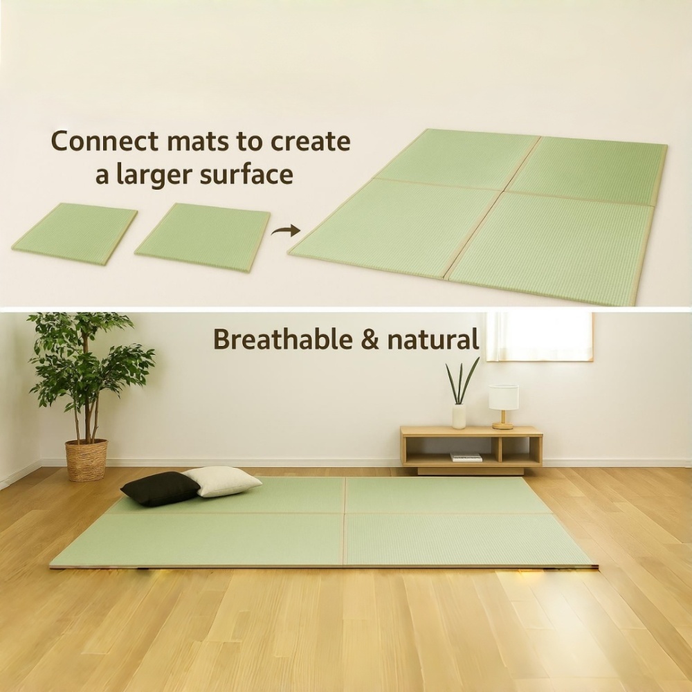 DIY Tatami Japanese Unit Tatam mat, Natural Color