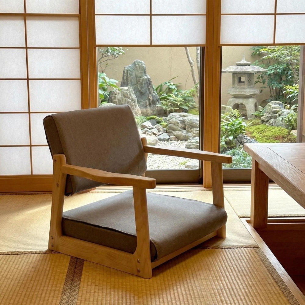 Japanese Tatami Floor Chair – Ergonomic Soft Back Support & Cushioned Seat