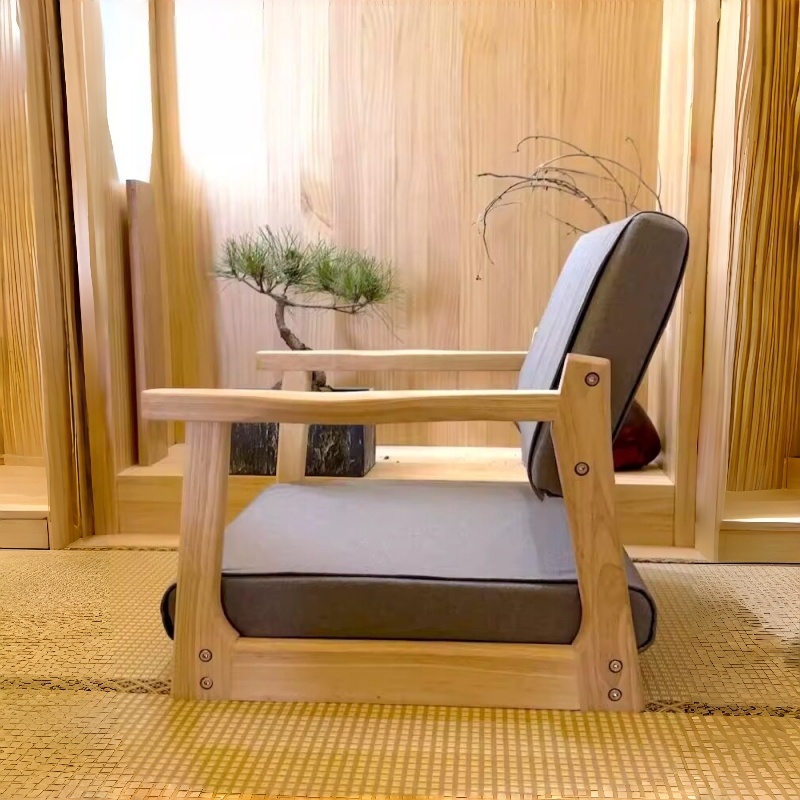 Japanese Tatami Floor Chair – Ergonomic Soft Back Support & Cushioned Seat