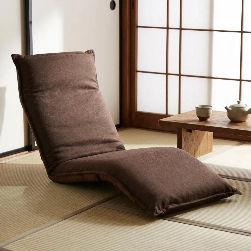 14-Position Adjustable Floor Chair – Foldable Design for Compact Storage