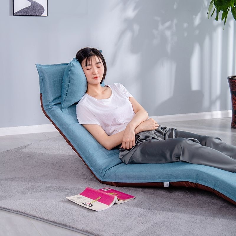14-Position Adjustable Floor Chair – Foldable Design for Compact Storage