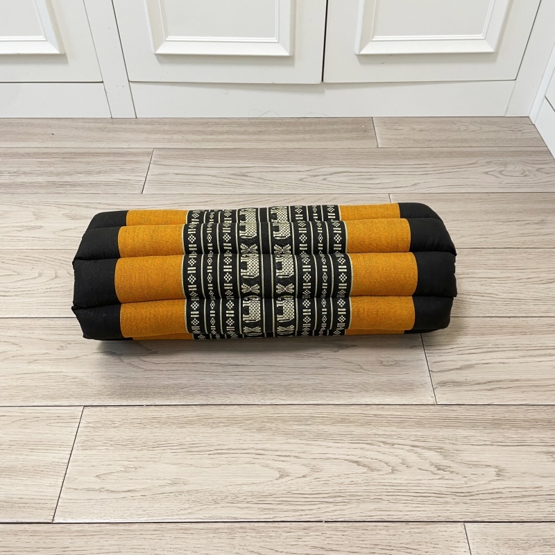 Firm Comfortable Floor Seat Cushion | 100% Natural Kapok Filling | Thai Design Zafu | Multicolor Yoga Meditation Chair Pad