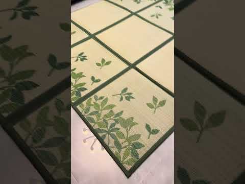 Japanese Igusa Tatami Mat – Traditional Rush Floor Carpet for Home & Meditation – Lightweight