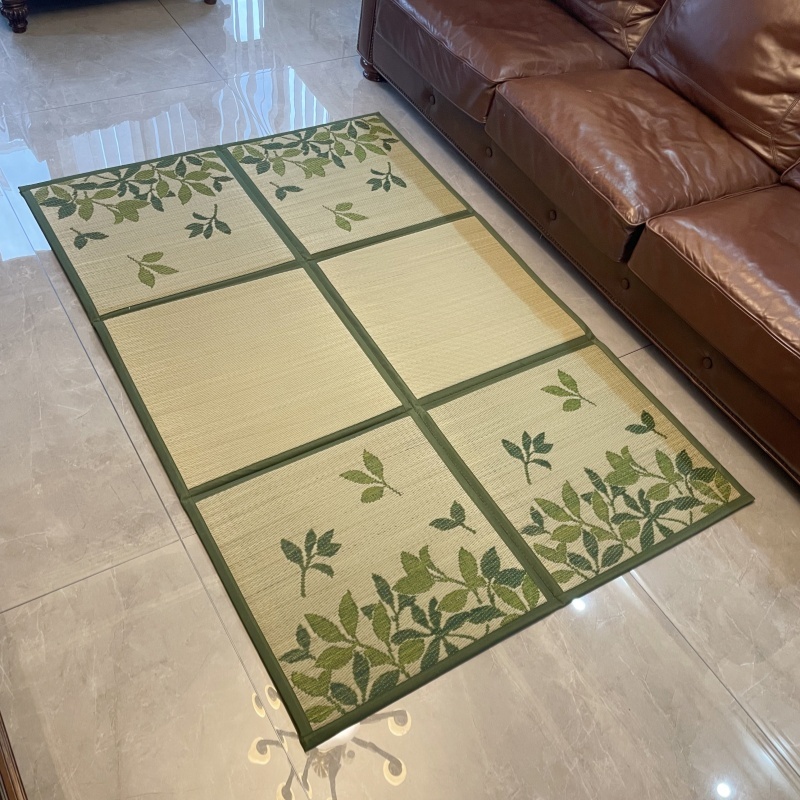 Japanese Igusa Tatami Mat – Traditional Rush Floor Carpet for Home & Meditation – Lightweight