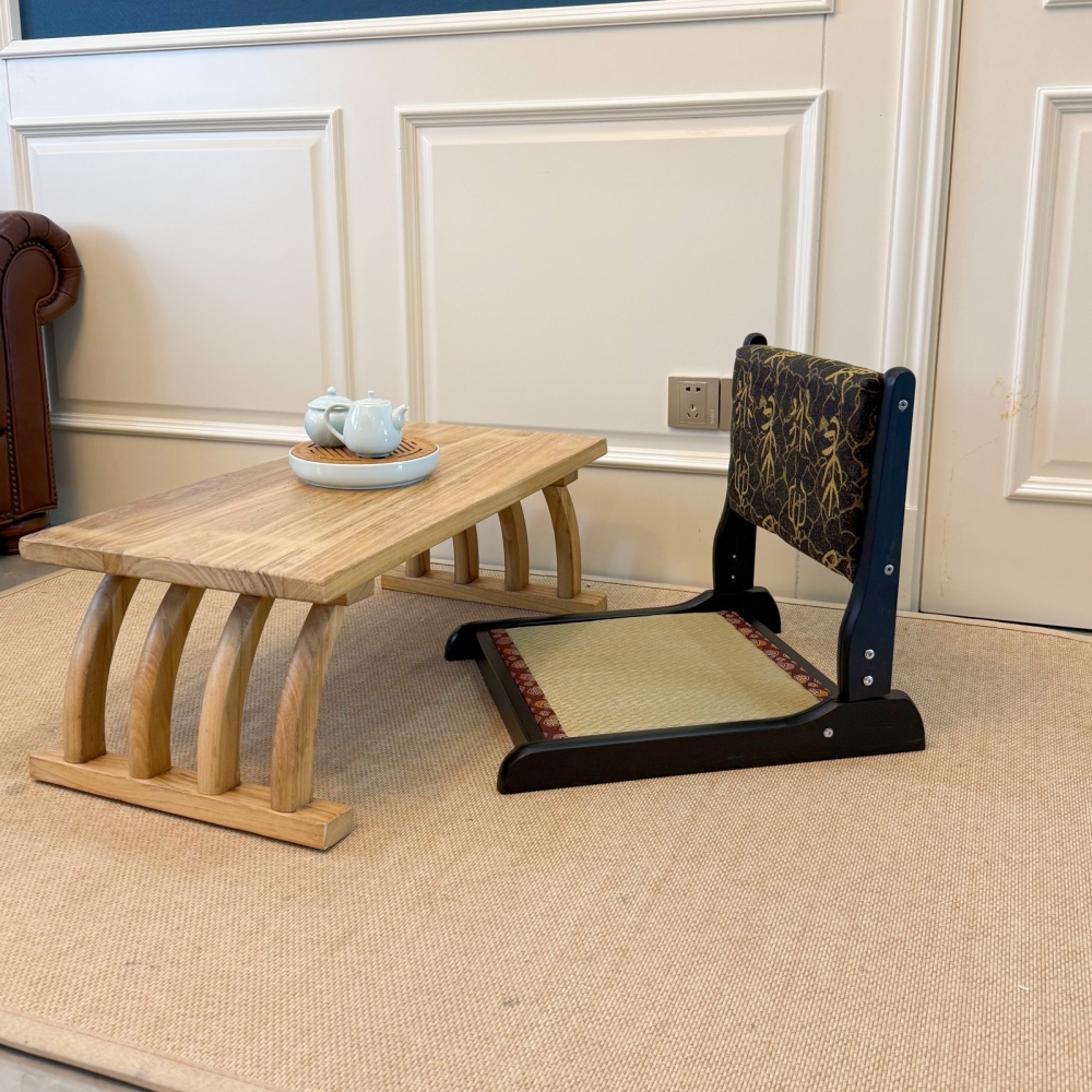 Japanese Tatami Chair Foldable – Floor Seating with Back Support