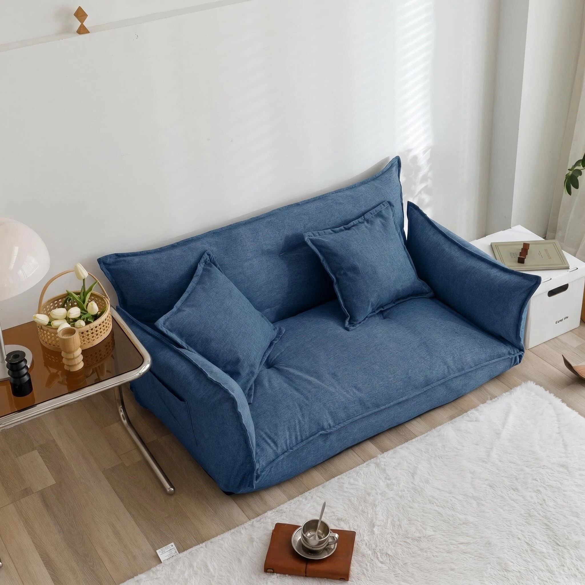 5-Position Adjustable Lazy Floor Sofa – Reclining Floor Couch for Ultimate Comfort