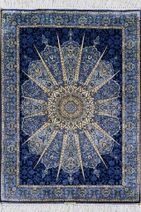 Tapis en soie fait à la main