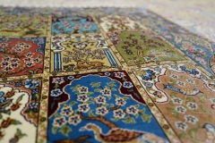 Tapis en soie fait à la main